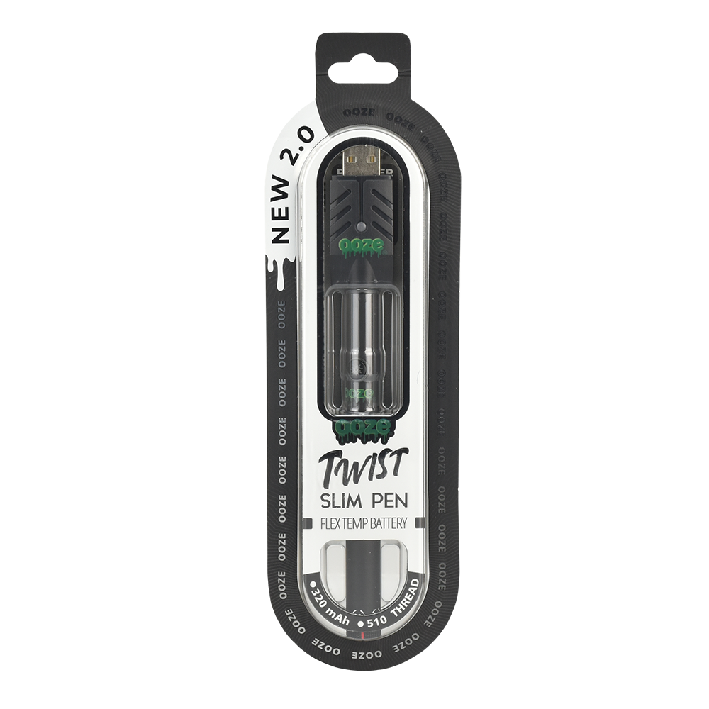 Ooze Twist Slim 510 Battery 2.0 Vaporizers - Tophatter Daily Deals