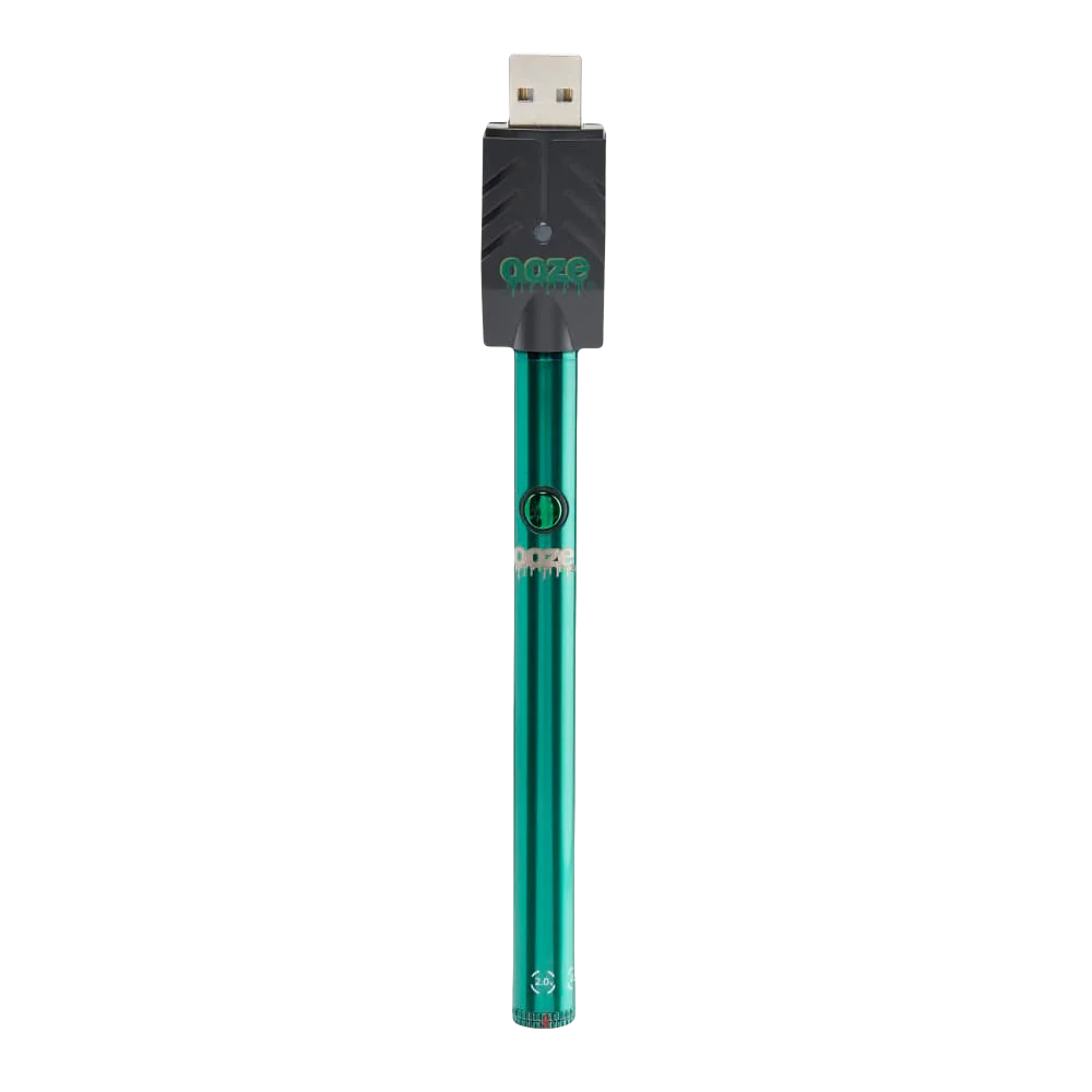 Ooze Twist Slim 510 Battery 2.0 Ooze Slim Turquoise Vaporizers - Tophatter Daily Deals