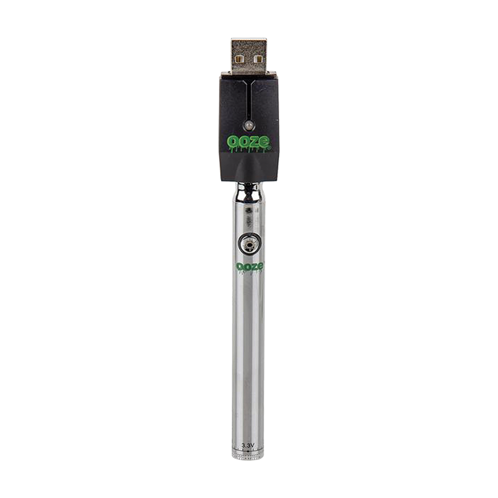 Ooze Twist Slim 510 Battery Ooze Slim Silver Vaporizers - Tophatter Daily Deals