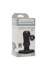 Doc Johnson - TitanMen - Open Up Tunnel Butt Plug - Black Sex Toy - Tophatter Daily Deals