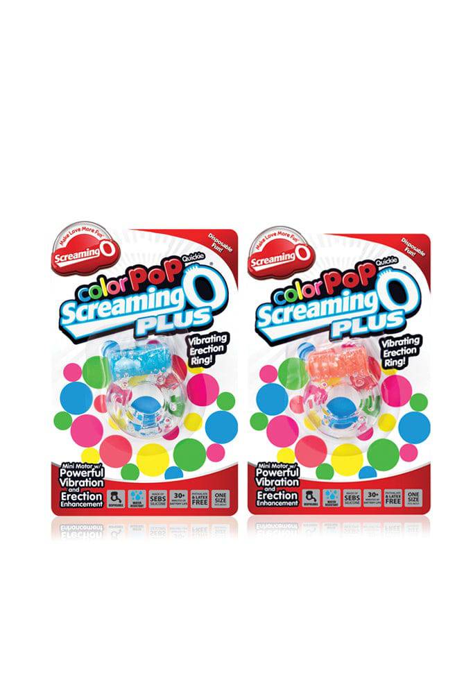 Screaming O - ColourPop Quickie Plus - Disposable Vibrating Cock Ring - Assorted Sex Toy - Tophatter Daily Deals
