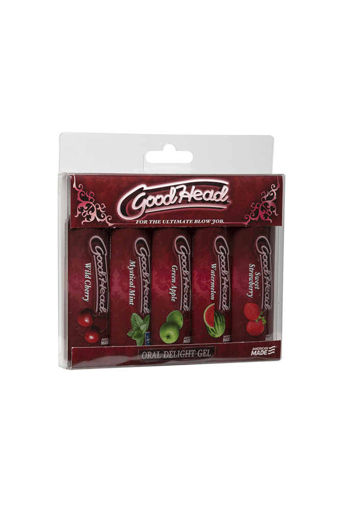 Doc Johnson - GoodHead - Oral Delight Gel - 5-Pack Liquid - Tophatter Daily Deals