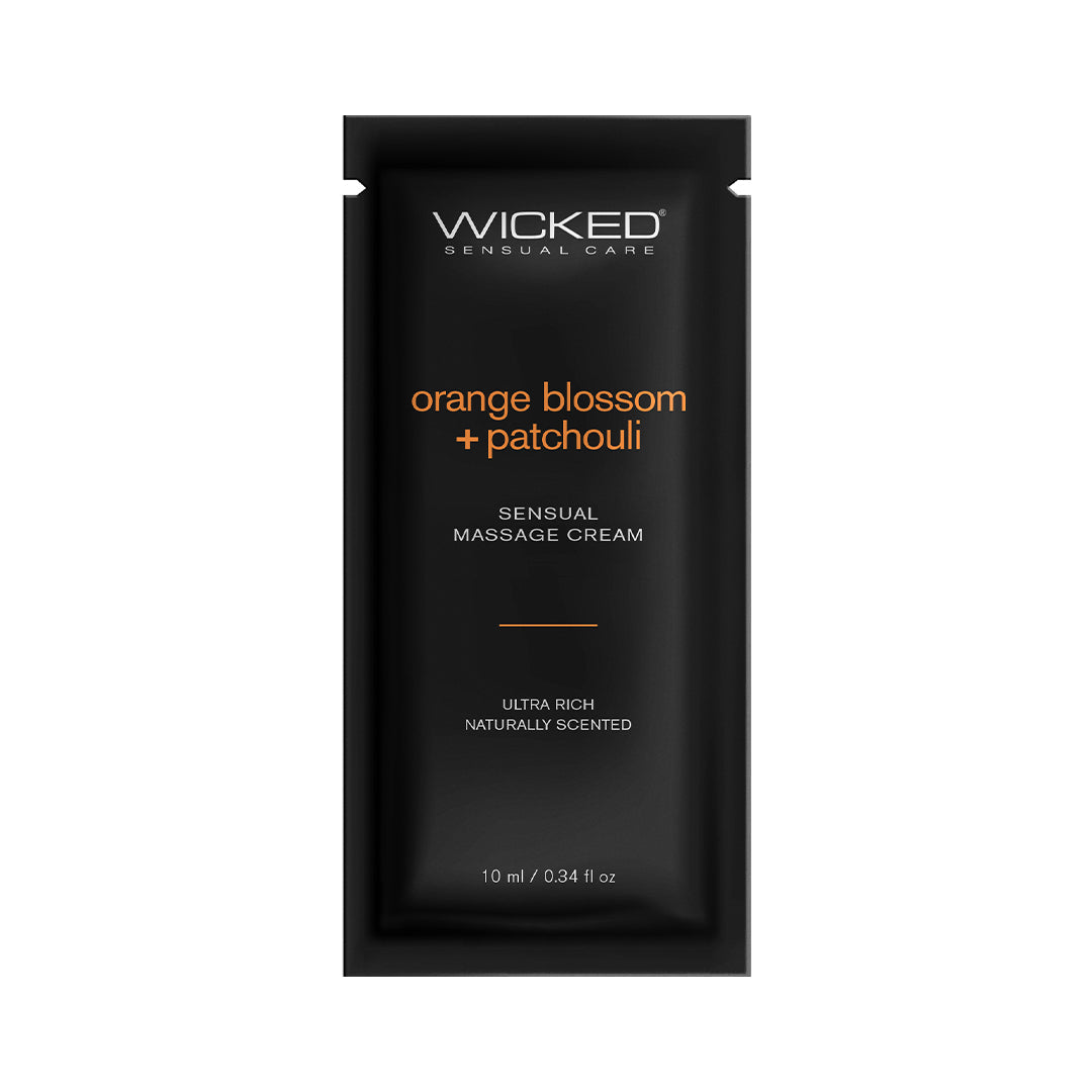 Wicked Sensual Care - Sensual Massage Cream - Orange Blossom & Patchouli 10ml Liquid - Tophatter Daily Deals