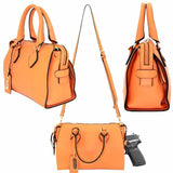 Cameleon® Bella Classic Concealed Carry Handbag Orange Handgun Purses - Tophatter Daily Deals