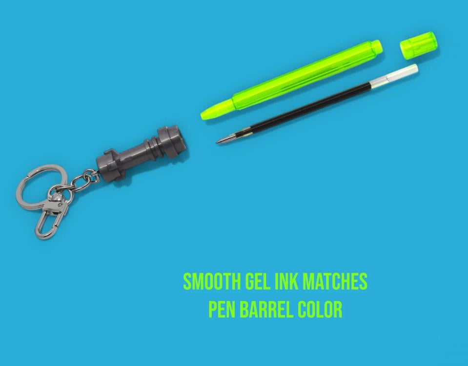LEGO Star Wars – Lime Green Gel Pen with Clip Pen - Tophatter Daily Deals