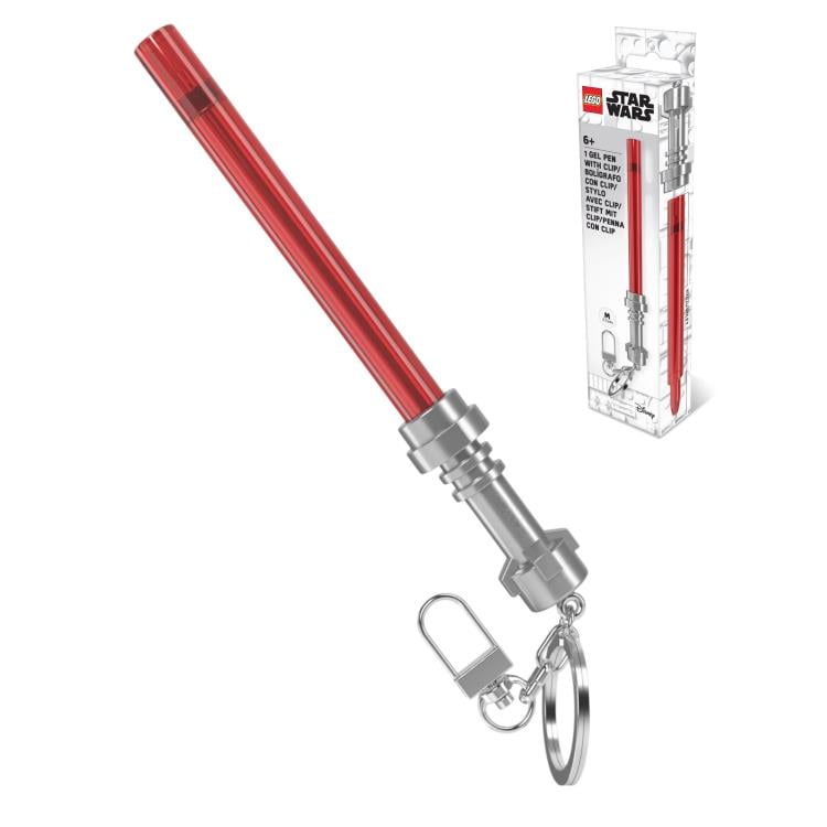 LEGO Star Wars – Red Gel Pen with Clip Pen - Tophatter Daily Deals