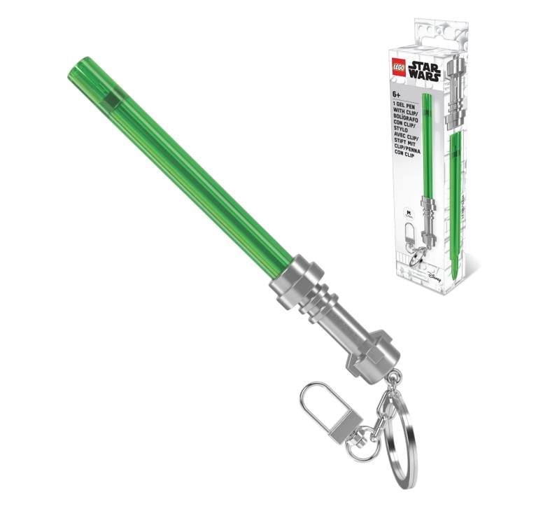 LEGO Star Wars – Lime Green Gel Pen with Clip Pen - Tophatter Daily Deals