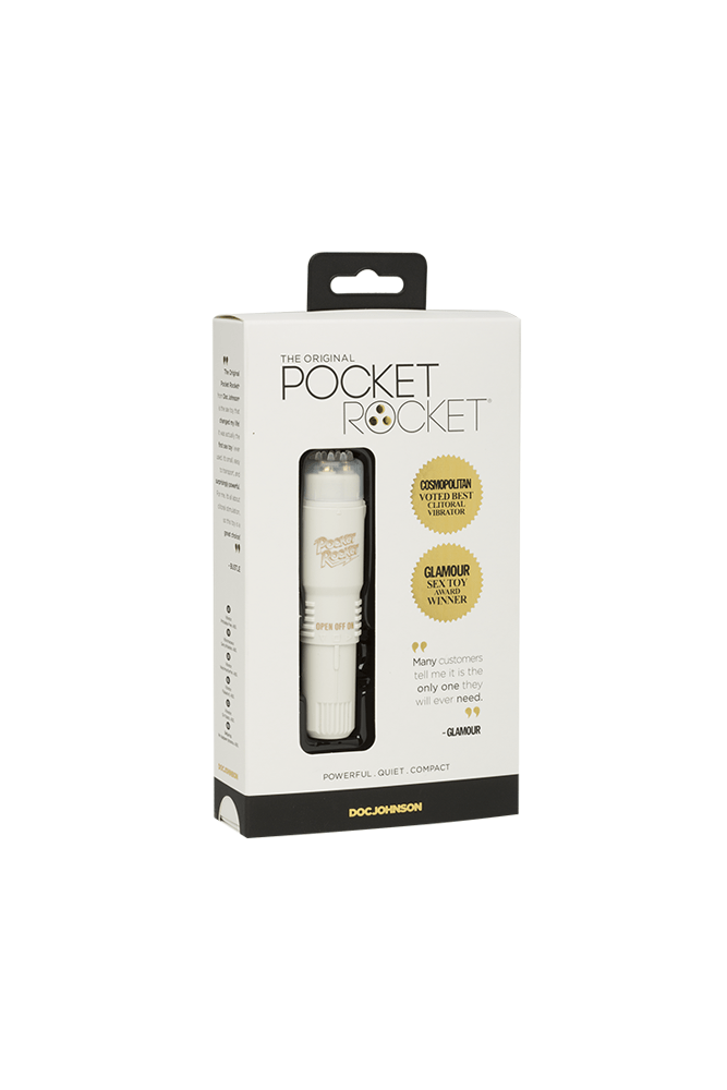 Doc Johnson - The Original Pocket Rocket - White Sex Toy - Tophatter Daily Deals