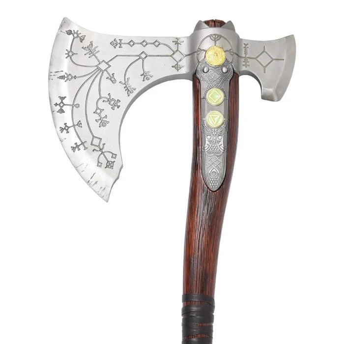God Of War - Superior Ragnarok Leviathan Axe With UV Activated Runes Axe - Tophatter Daily Deals
