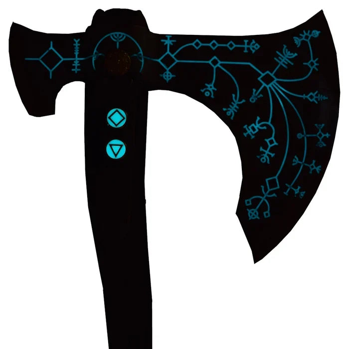 God Of War - Superior Ragnarok Leviathan Axe With UV Activated Runes Axe - Tophatter Daily Deals