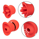 French Kiss Suck & Play Interchangeable Set – 12 Function Vibration and Suction Toy > Vibrators > Ladies > Clitoral Vibrators and Stimulators - Tophatter Daily Deals