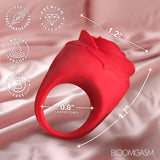 Rose Ring Discreet Finger Vibrator (Red) – Waterproof Finger Vibrator > Vibrators > Finger Vibrators - Tophatter Daily Deals