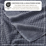 Cotton Diamond Waffle Weave Bath Towel Set - Grayson Collection Bath - Tophatter Daily Deals