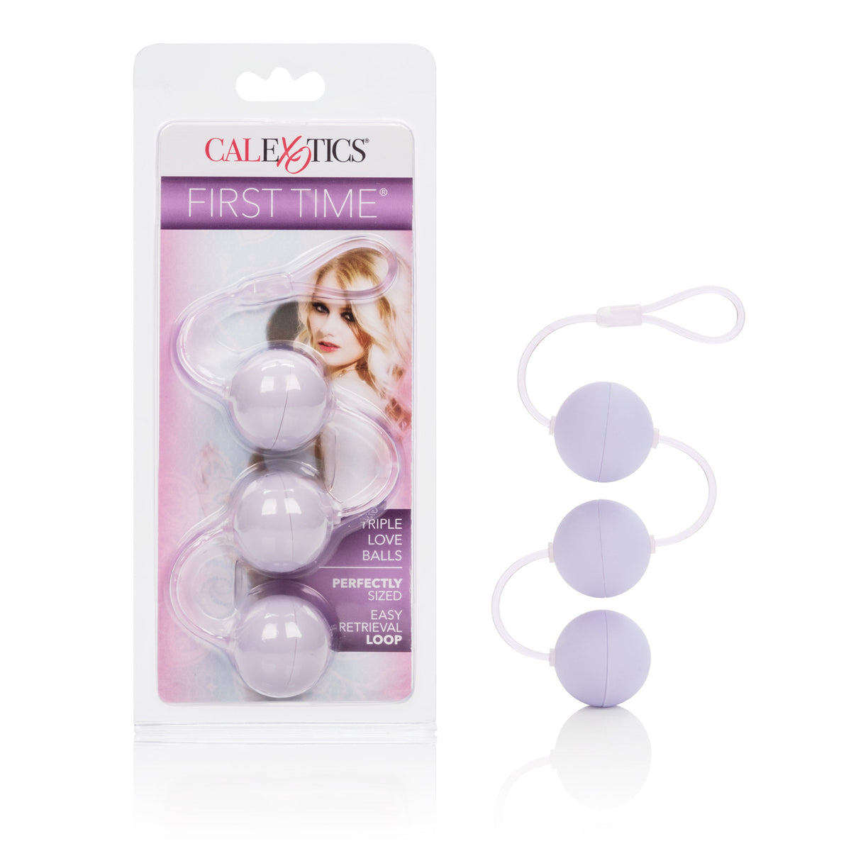 First Time Love Balls Triple Lover Purple Set with 1.25 Inch Smooth Weighted Kegel Balls > Sex Toys For Ladies > Kegel Exercise - Tophatter Daily Deals