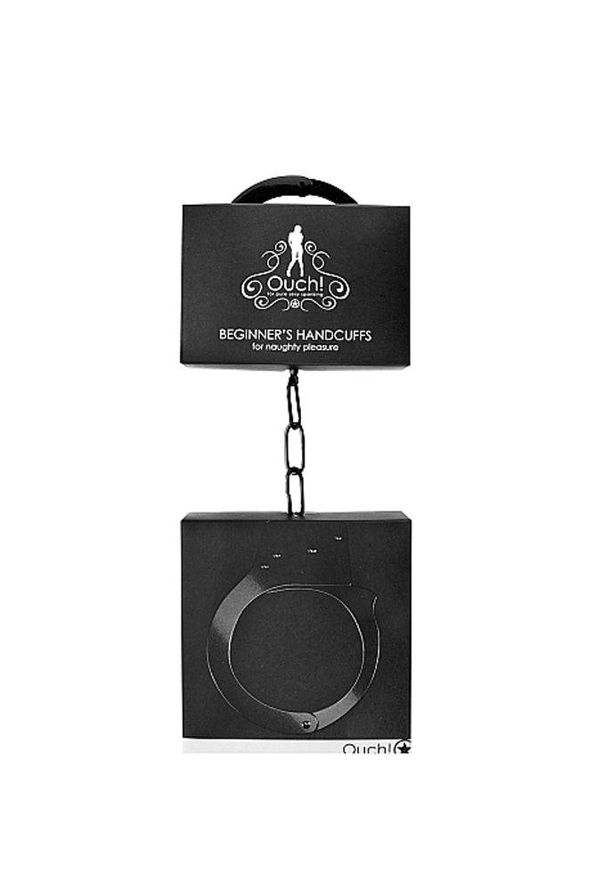 Ouch by Shots Toys - Beginner Metal Handcuffs - Assorted Colors BDSM - Tophatter Daily Deals