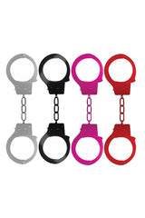 Ouch by Shots Toys - Beginner Metal Handcuffs - Assorted Colors BDSM - Tophatter Daily Deals
