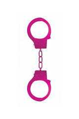 Ouch by Shots Toys - Beginner Metal Handcuffs - Assorted Colors Pink BDSM - Tophatter Daily Deals