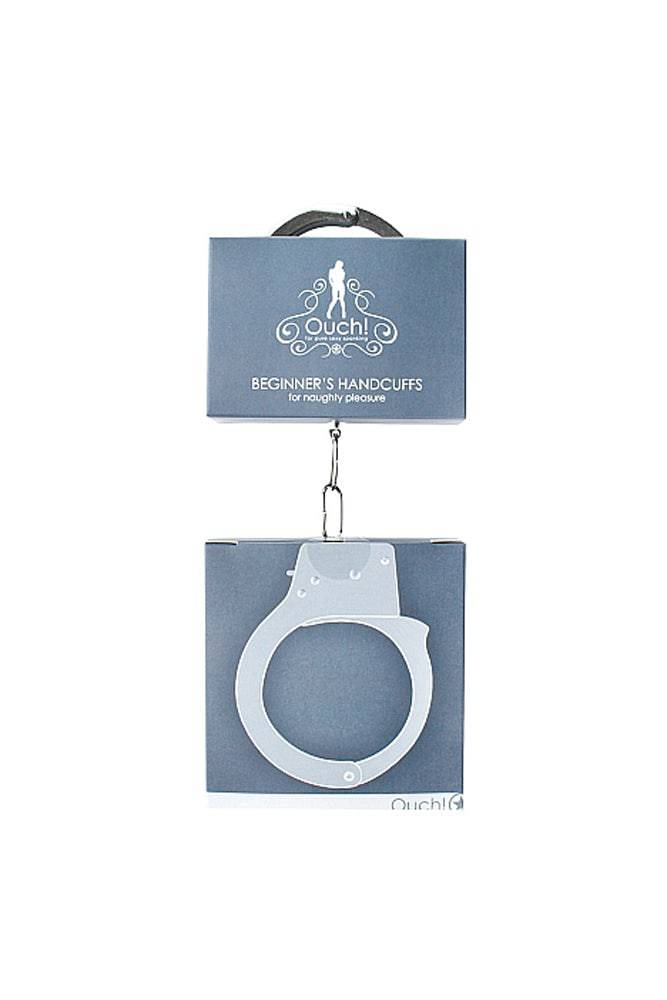 Ouch by Shots Toys - Beginner Metal Handcuffs - Assorted Colors BDSM - Tophatter Daily Deals