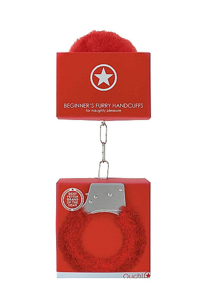 Ouch by Shots Toys - Beginner Fur Handcuffs - Assorted Colors BDSM - Tophatter Daily Deals