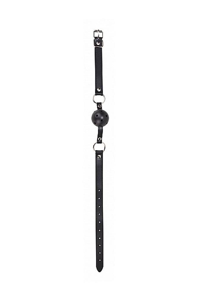 Ouch by Shots Toys - Ball Gag - Black BDSM - Tophatter Daily Deals
