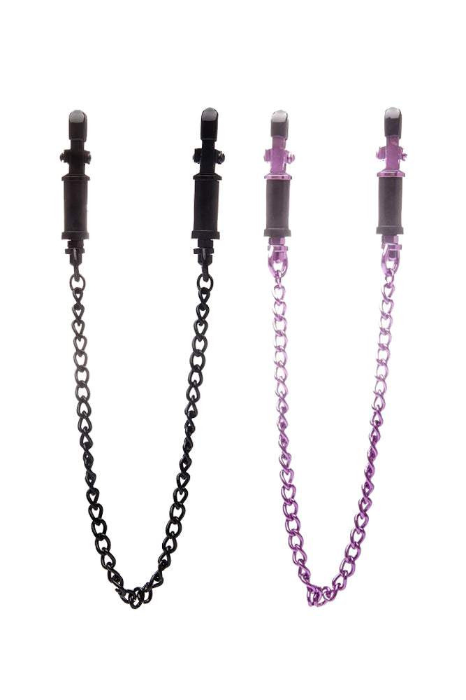 Ouch by Shots Toys - Vice Nipple Clamps - Assorted Colors BDSM - Tophatter Daily Deals