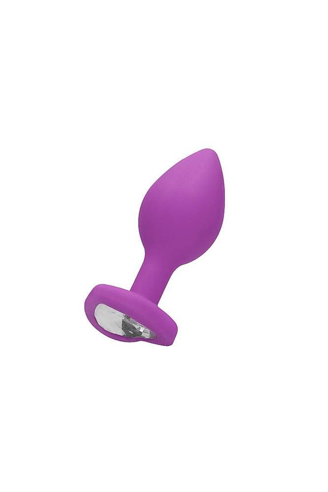 Ouch by Shots Toys - Diamond Heart Butt Plug - Assorted Purple Medium Sex Toy - Tophatter Daily Deals