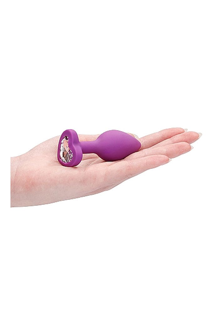 Ouch by Shots Toys - Diamond Heart Butt Plug - Assorted Sex Toy - Tophatter Daily Deals
