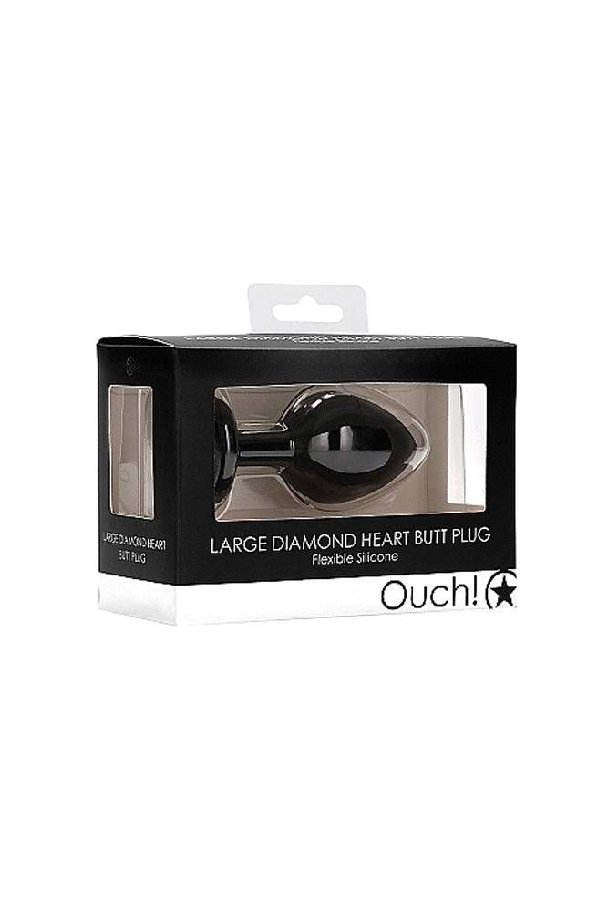 Ouch by Shots Toys - Diamond Heart Butt Plug - Assorted Sex Toy - Tophatter Daily Deals