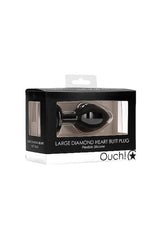 Ouch by Shots Toys - Diamond Heart Butt Plug - Assorted Sex Toy - Tophatter Daily Deals