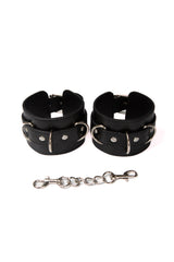 Ouch by Shots Toys - Leather Cuffs - Black BDSM - Tophatter Daily Deals