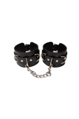 Ouch by Shots Toys - Leather Cuffs - Black BDSM - Tophatter Daily Deals