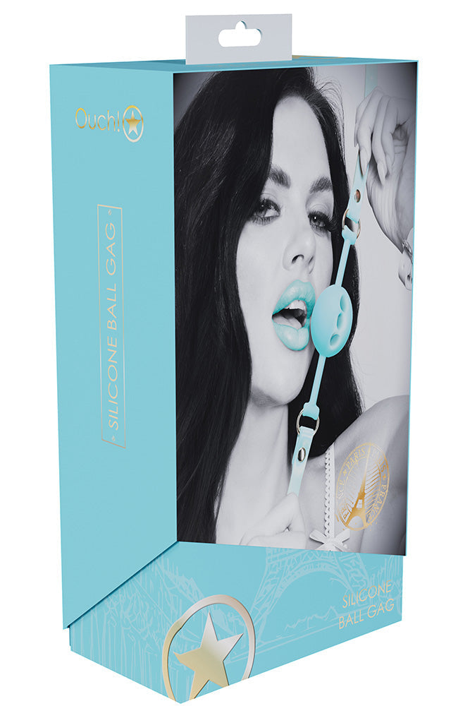 Ouch International - Paris Collection - Silicone Ball Gag - Various Colors BDSM - Tophatter Daily Deals