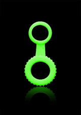 Ouch! Glow in the Dark Cockring & Ball Strap Neon Green - Tophatter Daily Deals