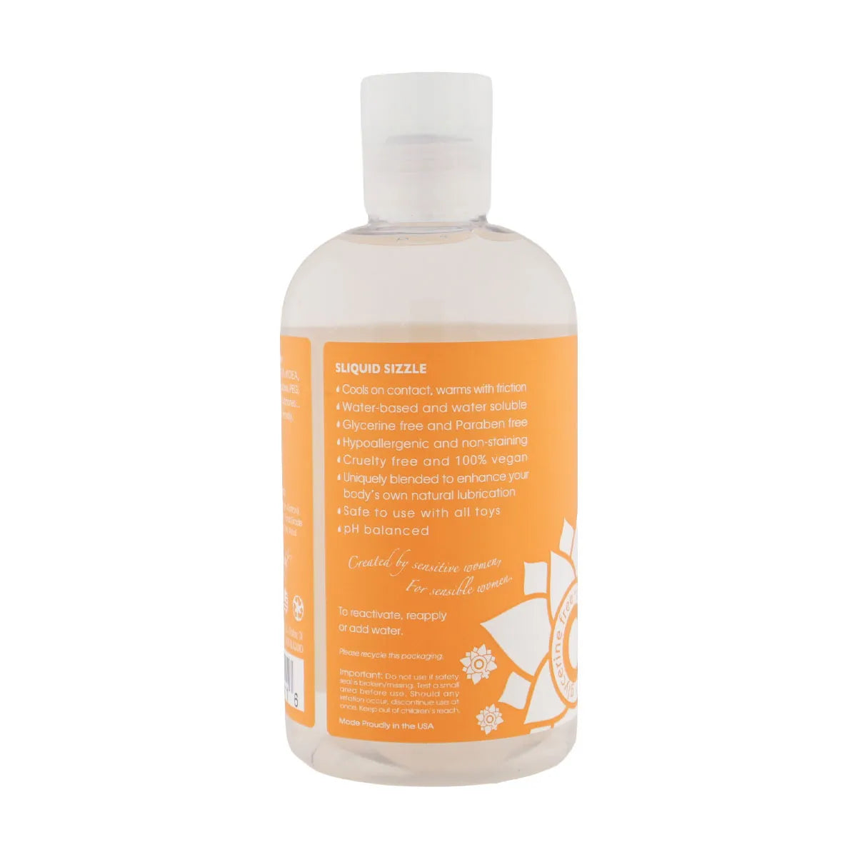 Sliquid Naturals Sizzle – Water-Based Stimulating Personal Lubricant 255 ml > Lube > Water Based - Tophatter Daily Deals