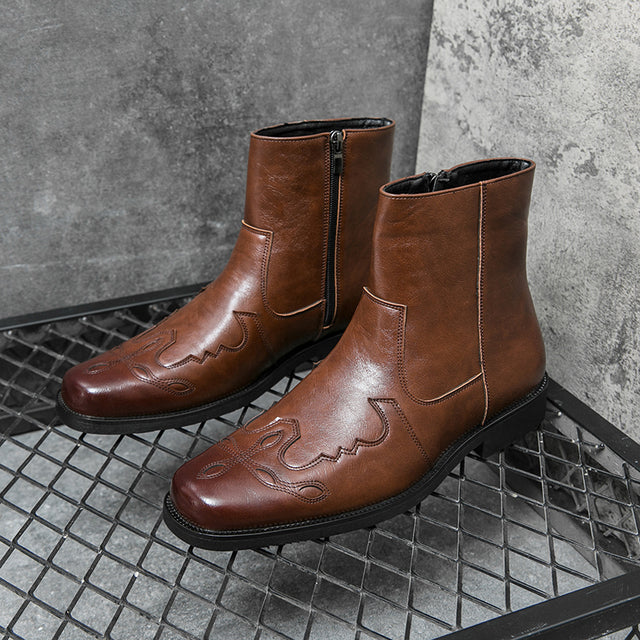 Outdoor Ankle Martin Boots Brown Boots - Tophatter Daily Deals