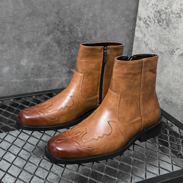 Outdoor Ankle Martin Boots Yellow Boots - Tophatter Daily Deals