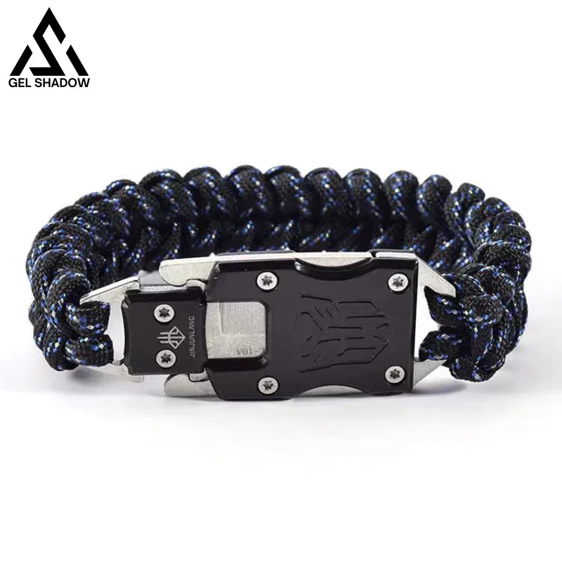 Outdoor Bracelet Knife Transformers Pattern-GS107 Black - Tophatter Daily Deals