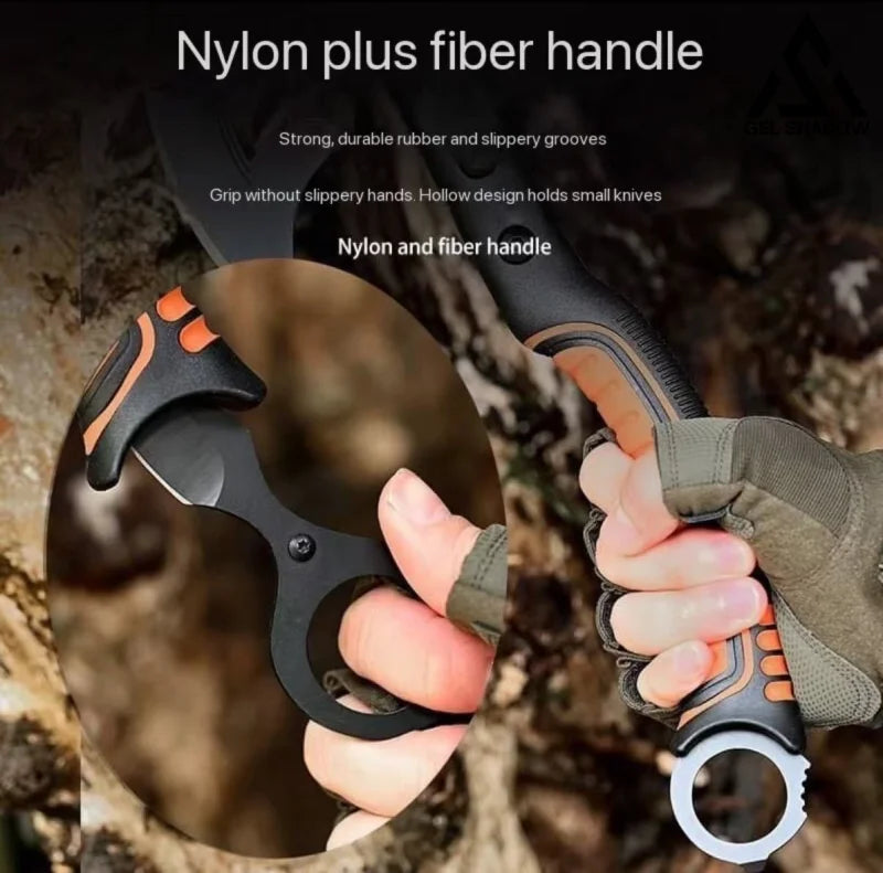 Outdoor camping survival fire extinguisher, multi-functional axe-GS45 Pocket Knives - Tophatter Daily Deals