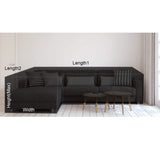 Outdoor L Shape Sofa Covers Water Resistant Garden & Patio - Tophatter Daily Deals