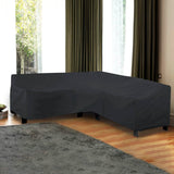 Outdoor L Shape Sofa Covers Water Resistant Garden & Patio - Tophatter Daily Deals