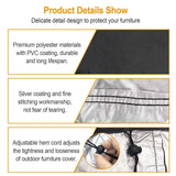 Outdoor L Shape Sofa Covers Water Resistant Garden & Patio - Tophatter Daily Deals