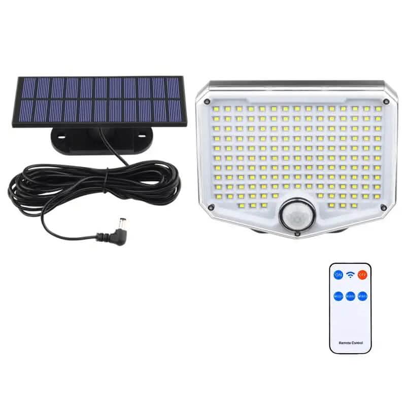 Outdoor LED Solar Security Lights 153 LED Solar Outdoor Lights - Tophatter Daily Deals