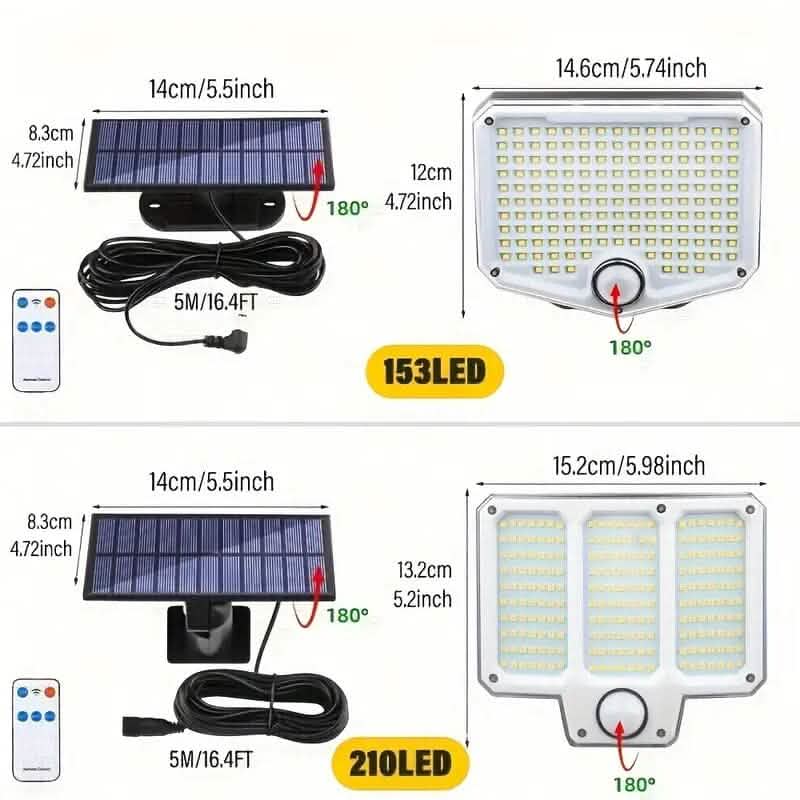 Outdoor LED Solar Security Lights Solar Outdoor Lights - Tophatter Daily Deals