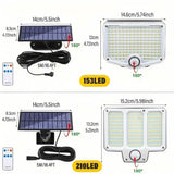 Outdoor LED Solar Security Lights Solar Outdoor Lights - Tophatter Daily Deals