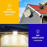 Outdoor LED Solar Security Lights Solar Outdoor Lights - Tophatter Daily Deals