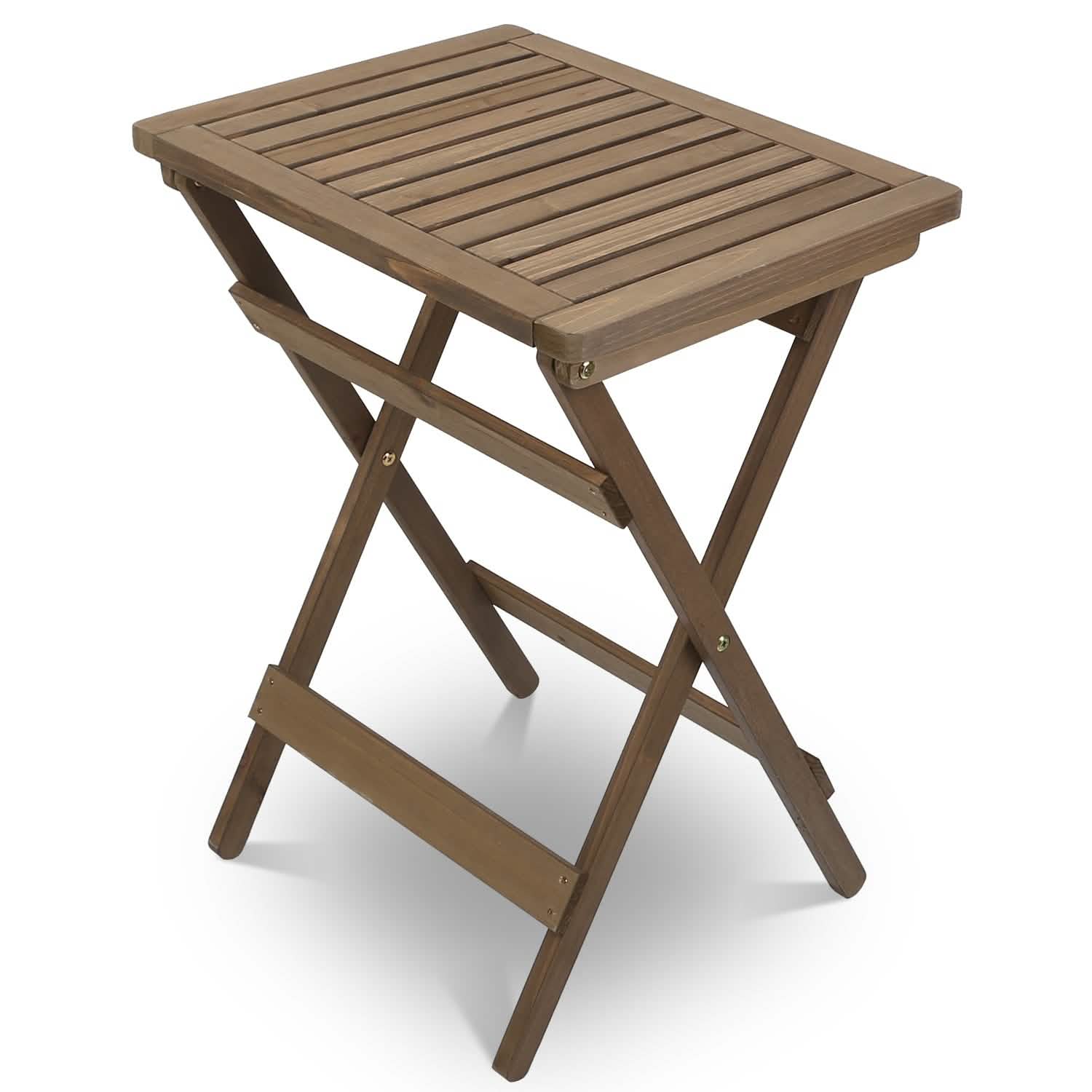 Outdoor Side Table Portable Folding Table Furniture & Decor - Tophatter Daily Deals