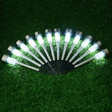 Outdoor Solar LED Solar Lights and Garden LED Lamps White Solar Outdoor Lights - Tophatter Daily Deals