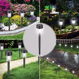 Outdoor Solar LED Solar Lights and Garden LED Lamps Solar Outdoor Lights - Tophatter Daily Deals