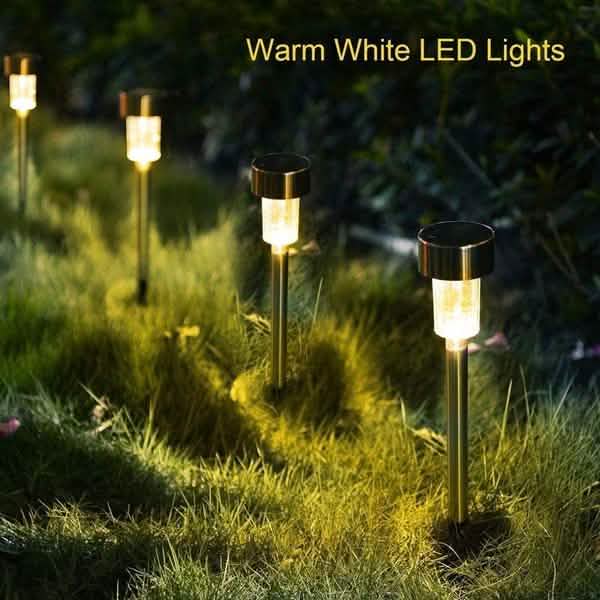 Outdoor Solar LED Solar Lights and Garden LED Lamps Solar Outdoor Lights - Tophatter Daily Deals