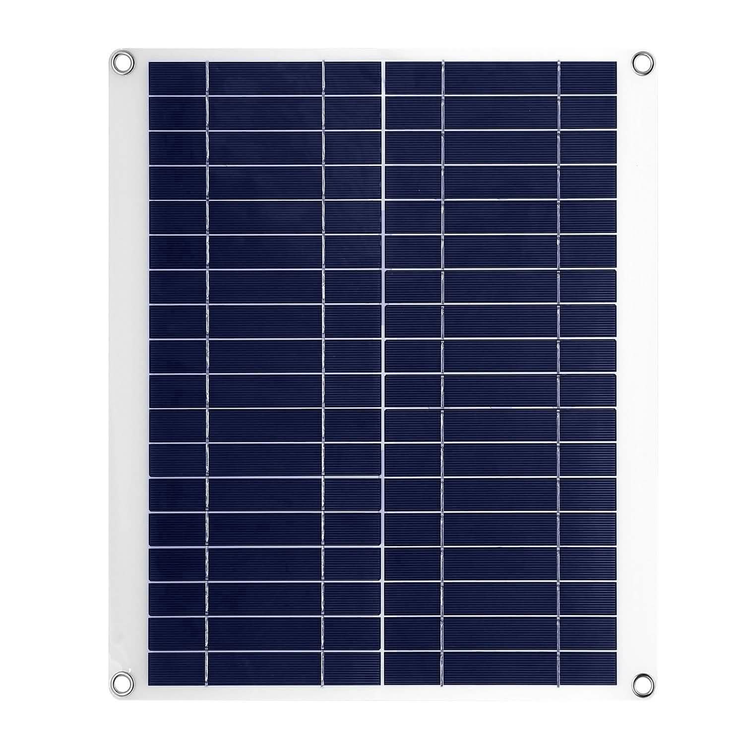 Outdoor Solar Panel 12V 25W Car Battery Charger Automotive - Tophatter Daily Deals
